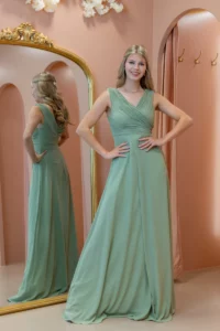 IN FASHION DRESS – OLIVE GREEN SAGE