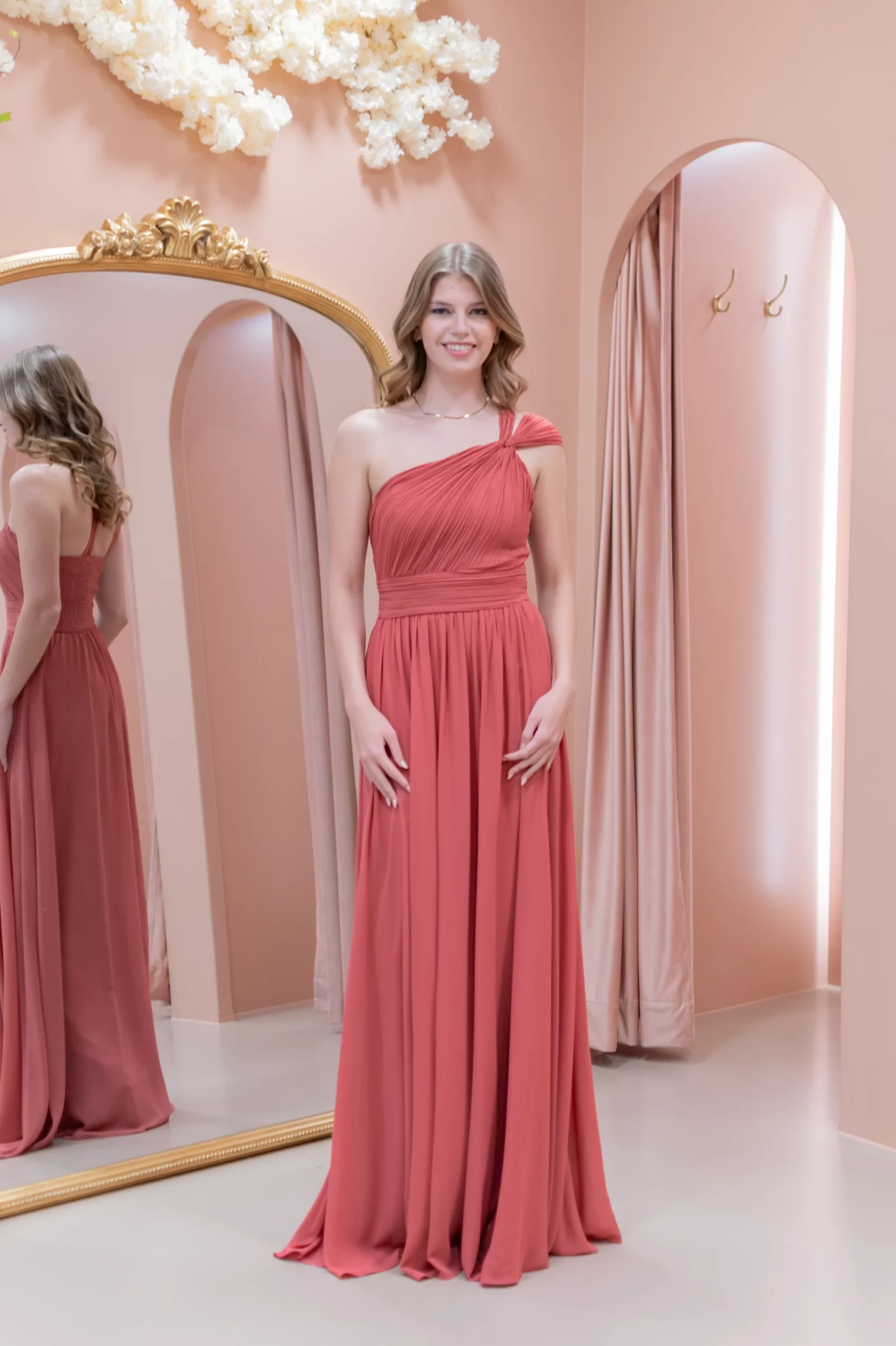 ISLAND LIFE DRESS - TERRACOTTA PINK